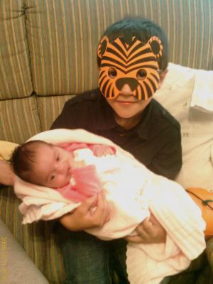 Foto 31-10-08 amb el meu Germa que es un Tigre
